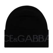 Pet met Logo Dolce & Gabbana , Black , Heren