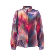 Laser Blouse Apollo Roze Multi &Co Woman , Multicolor , Dames