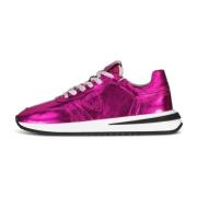 Kleurrijke sportieve sneakers Philippe Model , Purple , Dames