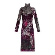 Transparante bedrukte jurk Lanvin , Multicolor , Dames