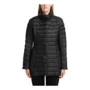 Warme Donsjas Drukknoopsluiting Rits Emporio Armani EA7 , Black , Dame...