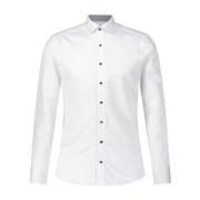 Klassiek Katoenen Slim-Fit Overhemd Stenströms , White , Heren