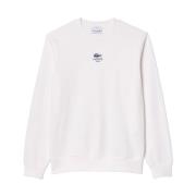 Sportieve Sweater Lacoste , White , Heren