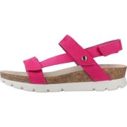 Platte Sandalen met Plakstrip Panama Jack , Pink , Dames