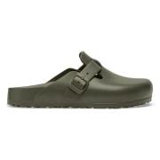 Khaki Boston Eva Sandalen Birkenstock , Green , Dames