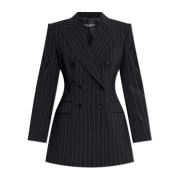 Blazer met streepmotief Dolce & Gabbana , Black , Dames