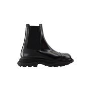 Pre-owned Leather boots Alexander McQueen Pre-owned , Black , Heren