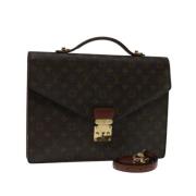 Pre-owned Canvas louis-vuitton-bags Louis Vuitton Vintage , Brown , Da...