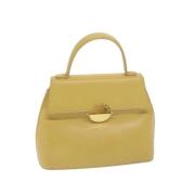 Pre-owned Leather handbags Givenchy Pre-owned , Yellow , Dames