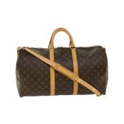 Pre-owned Canvas louis-vuitton-bags Louis Vuitton Vintage , Brown , Da...