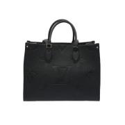 Pre-owned Leather louis-vuitton-bags Louis Vuitton Vintage , Black , D...