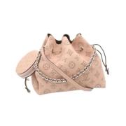 Pre-owned Canvas handbags Louis Vuitton Vintage , Pink , Dames