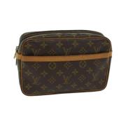 Pre-owned Canvas louis-vuitton-bags Louis Vuitton Vintage , Brown , Da...