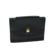 Pre-owned Leather louis-vuitton-bags Louis Vuitton Vintage , Black , D...