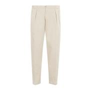 Moderne Enkel-Lengte Casual Broek Briglia , Beige , Heren