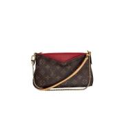 Pre-owned Canvas louis-vuitton-bags Louis Vuitton Vintage , Brown , Da...