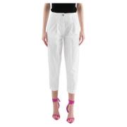 Casual Ritsbroek Tela , White , Dames