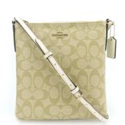 Pre-owned Plastic shoulder-bags Coach Pre-owned , Beige , Dames