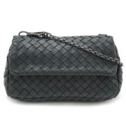 Pre-owned Leather shoulder-bags Bottega Veneta Vintage , Black , Dames