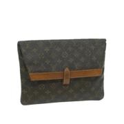 Pre-owned Canvas louis-vuitton-bags Louis Vuitton Vintage , Brown , Da...