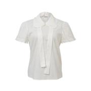 Pre-owned Cotton tops Valentino Vintage , White , Dames