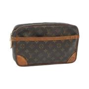 Pre-owned Canvas louis-vuitton-bags Louis Vuitton Vintage , Brown , Da...