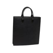 Pre-owned Leather handbags Louis Vuitton Vintage , Black , Dames