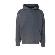 Hoodie met capuchon en kangoeroezak 44 Label Group , Gray , Heren