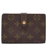 Pre-owned Coated canvas wallets Louis Vuitton Vintage , Brown , Dames