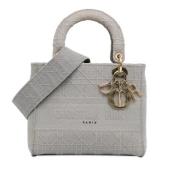 Pre-owned Canvas dior-bags Dior Vintage , Gray , Dames