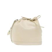 Pre-owned Leather louis-vuitton-bags Louis Vuitton Vintage , White , D...