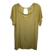 Pre-owned Cotton tops Dries van Noten Pre-owned , Yellow , Dames