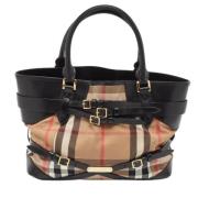 Pre-owned Fabric handbags Burberry Vintage , Black , Dames