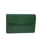 Pre-owned Leather louis-vuitton-bags Louis Vuitton Vintage , Green , D...