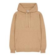 Comfortabele Hoodie in Kasjmier Zijde Laneus , Brown , Heren