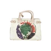 Pre-owned Leather handbags Burberry Vintage , Multicolor , Dames