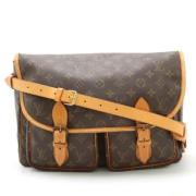 Pre-owned Canvas shoulder-bags Louis Vuitton Vintage , Brown , Dames