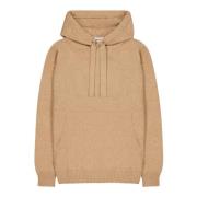 Kasjmier Zijde Hoodie Boxy Fit Laneus , Brown , Dames