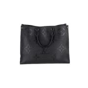 Pre-owned Leather louis-vuitton-bags Louis Vuitton Vintage , Black , D...