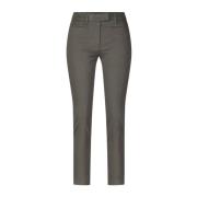 Smalle Chino Broek Dondup , Green , Dames