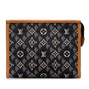 Pre-owned Canvas louis-vuitton-bags Louis Vuitton Vintage , Blue , Dam...