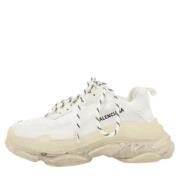 Pre-owned Mesh sneakers Balenciaga Vintage , White , Heren