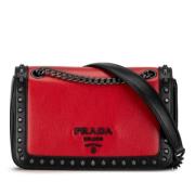 Pre-owned Leather prada-bags Prada Vintage , Red , Dames