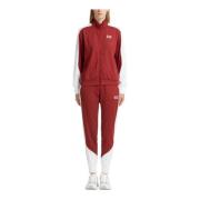 Multicolor Tracksuit met Ritssluiting Emporio Armani EA7 , Red , Dames