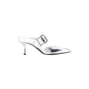 Pre-owned Leather heels Alexander McQueen Pre-owned , Gray , Dames