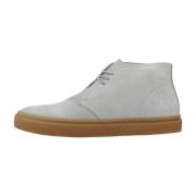 Suede Lace-up Boots Fred Perry , Blue , Heren