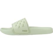 Cut Out Sliders Puma , Green , Heren