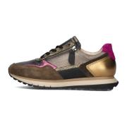 Zwarte Lage Sneakers Stijlvol Model Gabor , Multicolor , Dames