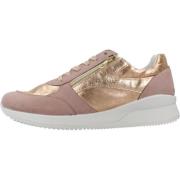 Stijlvolle Sneakers voor Mannen en Vrouwen Geox , Pink , Dames