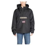 Stijlvolle Zwarte Hoodie Heren Napapijri , Black , Heren